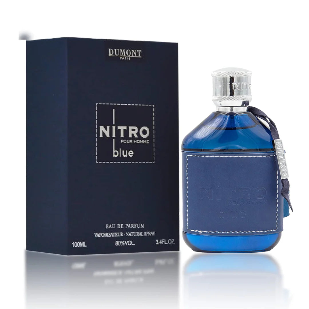 Dumont Paris Nitro BLUE Eau De Parfum Men 3.4 Fl Oz