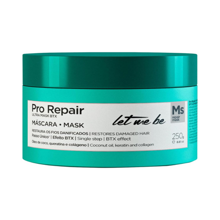 Let Me Be Pro Repair Ultra Mask 250g / 8.81 oz – Deep Conditioning Hair Mask with Coconut Oil, Keratin & Collagen