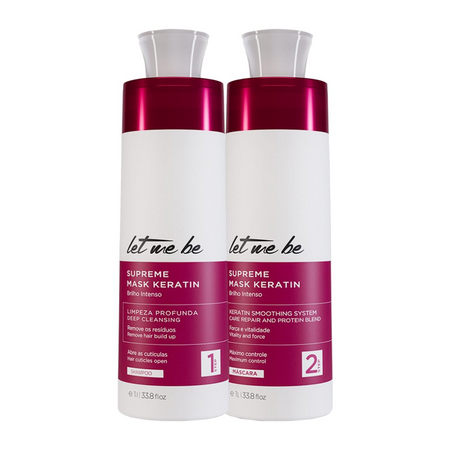 Let Me Be Keratin Hair Kit – Progressive Supreme Mask & Deep Cleansing Shampoo 2x1L
