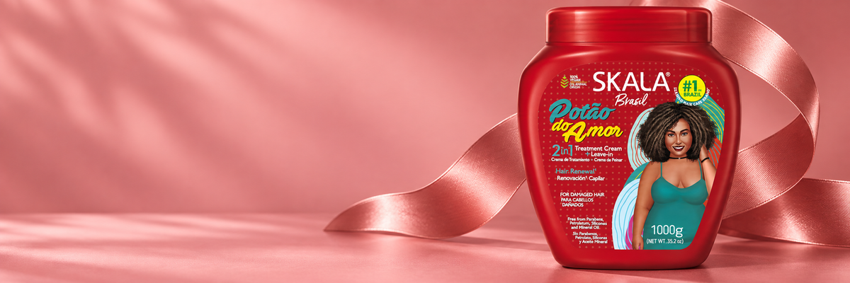 skala product on a continuous panoramic studio background